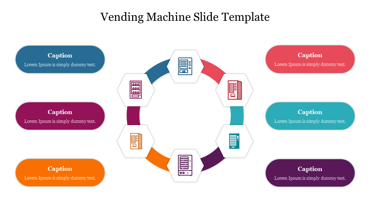 Best Vending Machine Slide Template PPT Presentation